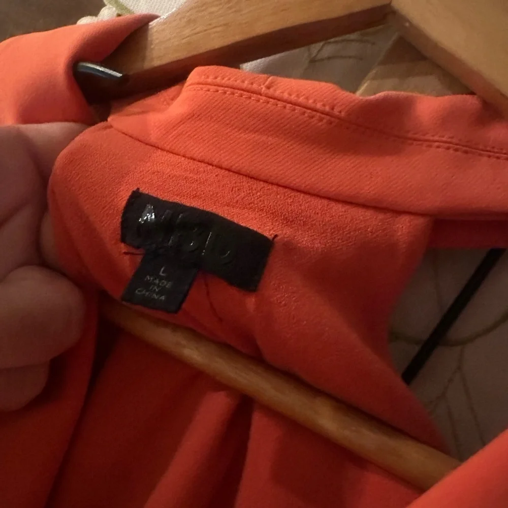 NBD/Revolve Omri Mini Dress in Poppy Orange Elegant Orange Sleeveless Size Large - Picture 7 of 7